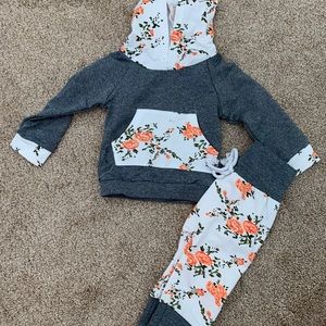 Baby Girl Hoodie & Joggers